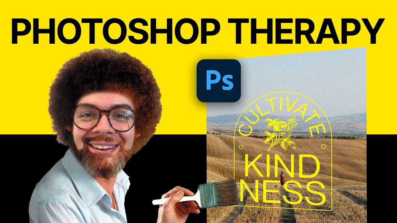 Фотошоп-терапия (графический дизайн в реальном времени) Эпизод 9