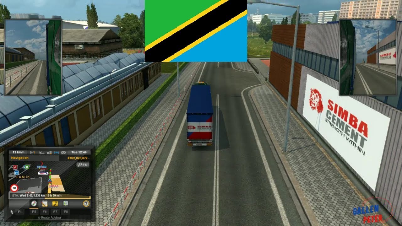 Euro Truck Simulator 2 - Tanzania Companies [ Simba Cement ]