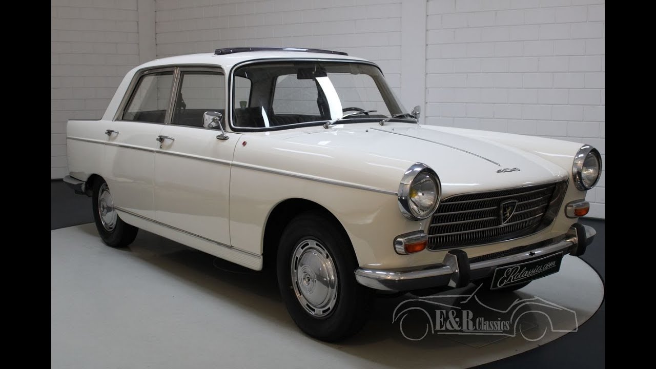 Peugeot 404 sunroof, automatic gearbox 1967-VIDEO- www.ERclassics.com