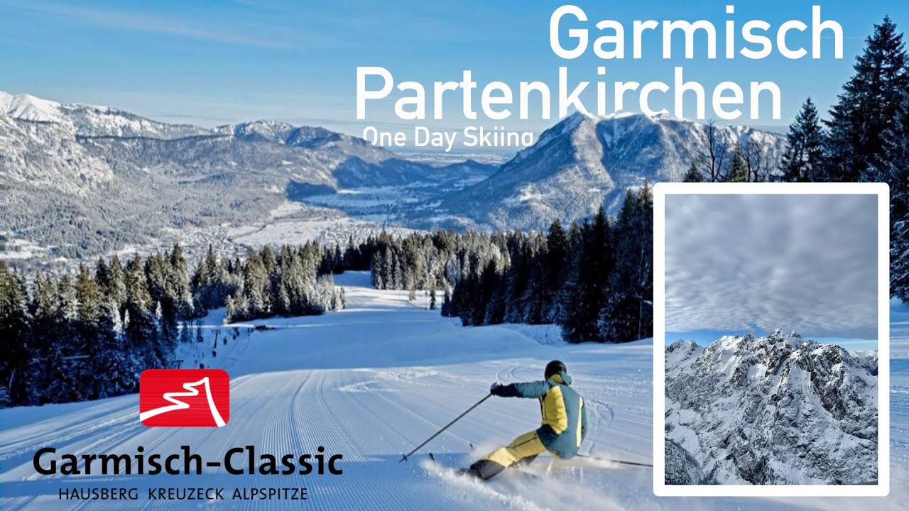 One Day Skiing in Garmisch-Partenkirchen⛷️❄️ | Skifahren in Garmisch | Garmisch-Classic Skigebiet