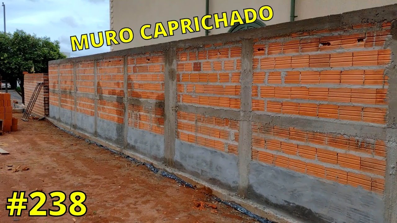 #238- Como LEVANTAR MURO (Passo a passo)