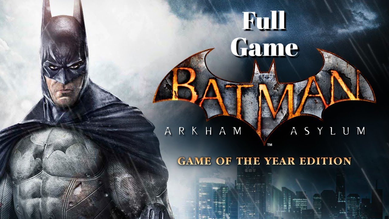 BATMAN ARKHAM ASYLUM Full Game Walkthrough | No Commentary | Main Story + All Collectibles