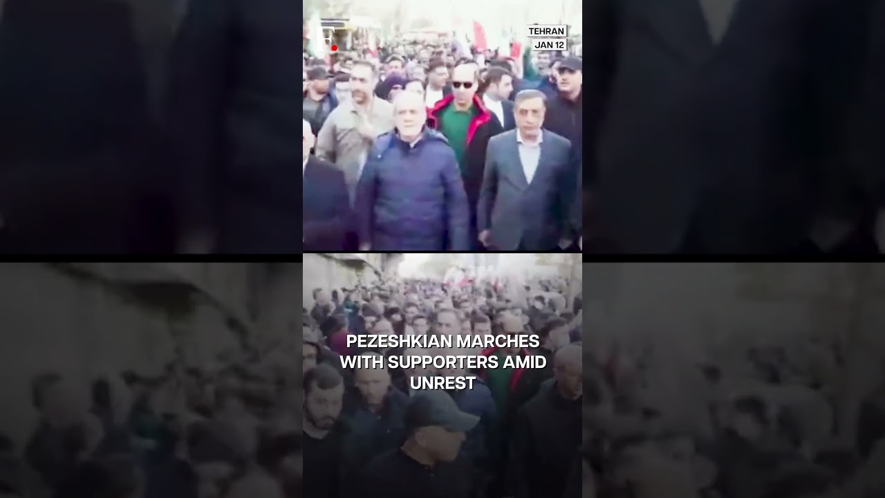 Iran: President Pezeshkian Joins Pro-Government Rally Amid Deadly Protests | Subscribe To Firstpost