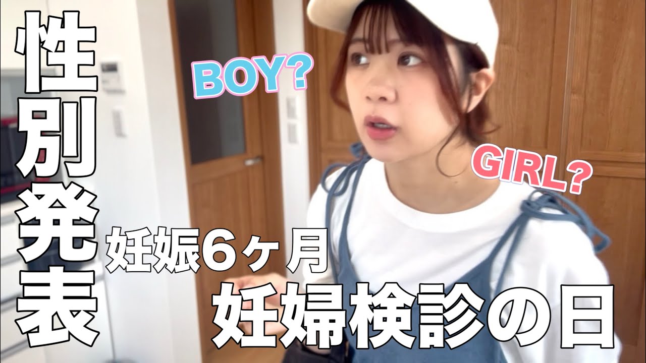 【予想外の性別発表】妊娠6ヶ月ついに性別がわかった日🫣✨【妊婦検診】