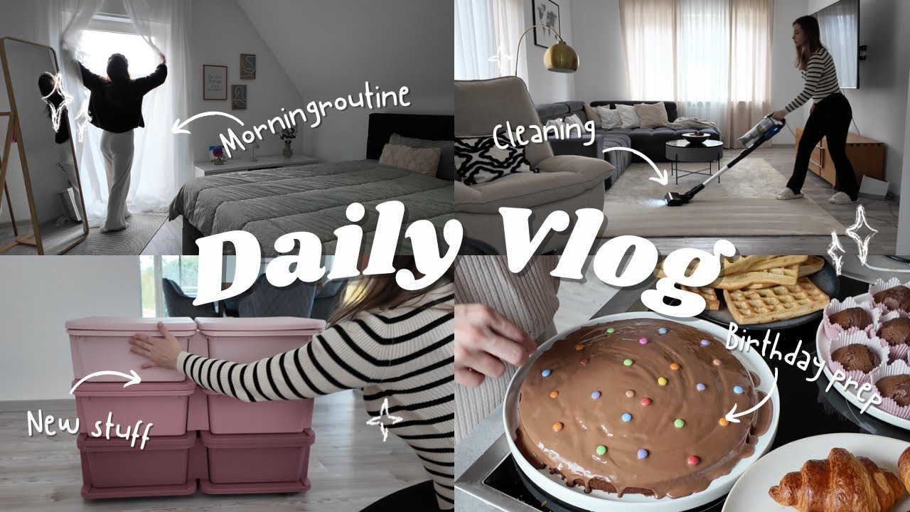 Ein ganz normaler Mama-Tag 💕 | Morgenroutine, Haushalt & Geburtstagsvorbereitungen 🎂
