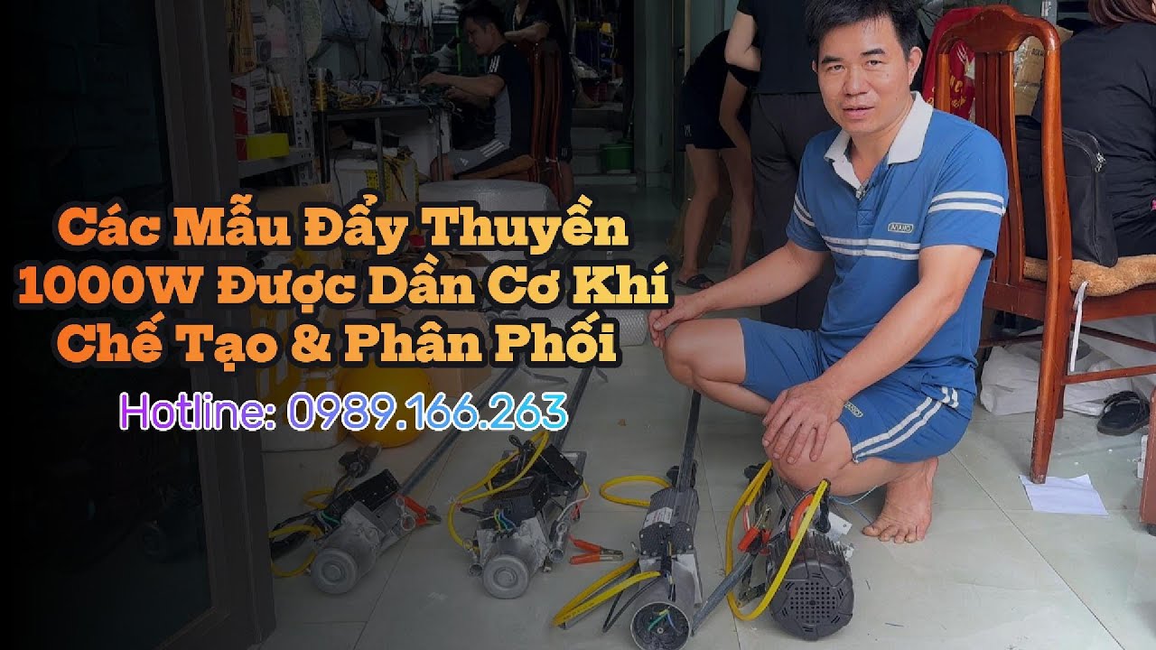 Các Mẫu Đẩy Thuyền 1000W Nhật & Liên Doanh Bên Dần Cơ Khí| Dần Cơ Khí - Chuyên Đồ Chế Tạo