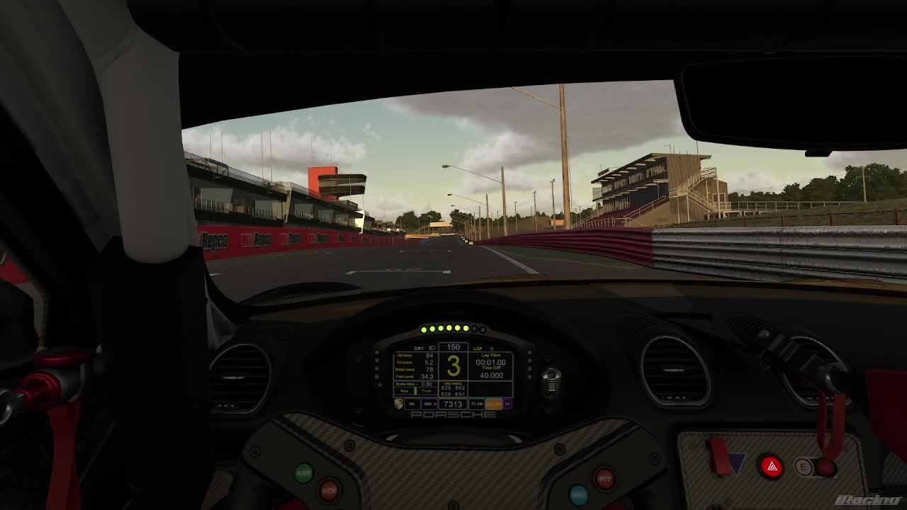 Track Guide: iRacing Mount Panorama Circuit Porsche 718 Cayman GT4 Clubsport (Dry) (Hotlap + Tel...