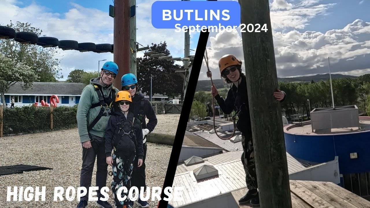 Butlins Minehead High ropes COMPLETE walkthrough 2024