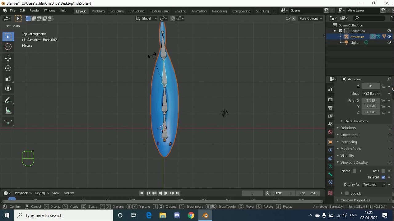 Fish Animation in Blender