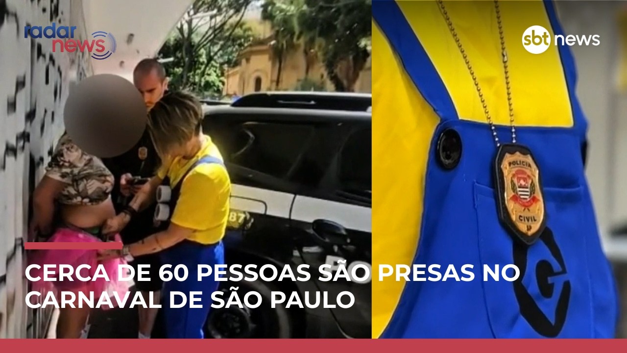 Operação das polícias civil e militar resulta em cerca de 60 prisões no Carnaval | #RadarNews