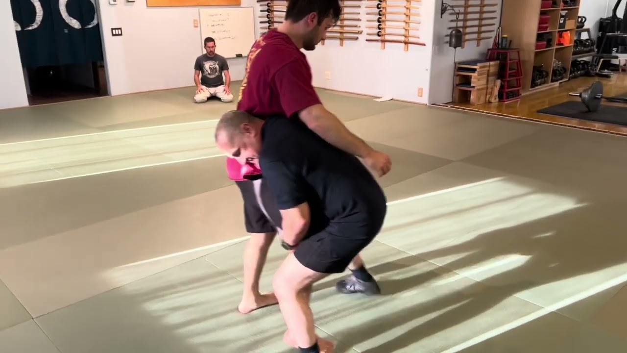 Aikido: Shikko in Double-Leg Takedown