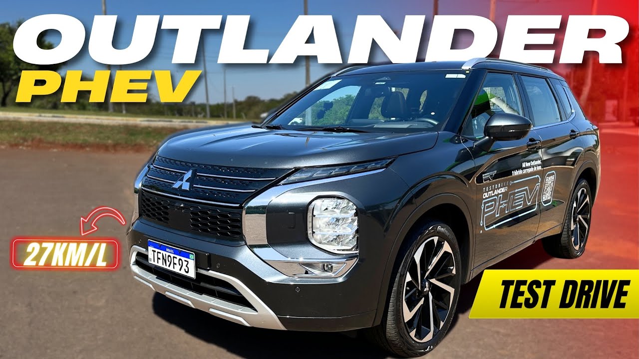 Mitsubishi Outlander PHEV 2026 – SUV híbrido plug-in que surpreende na economia!