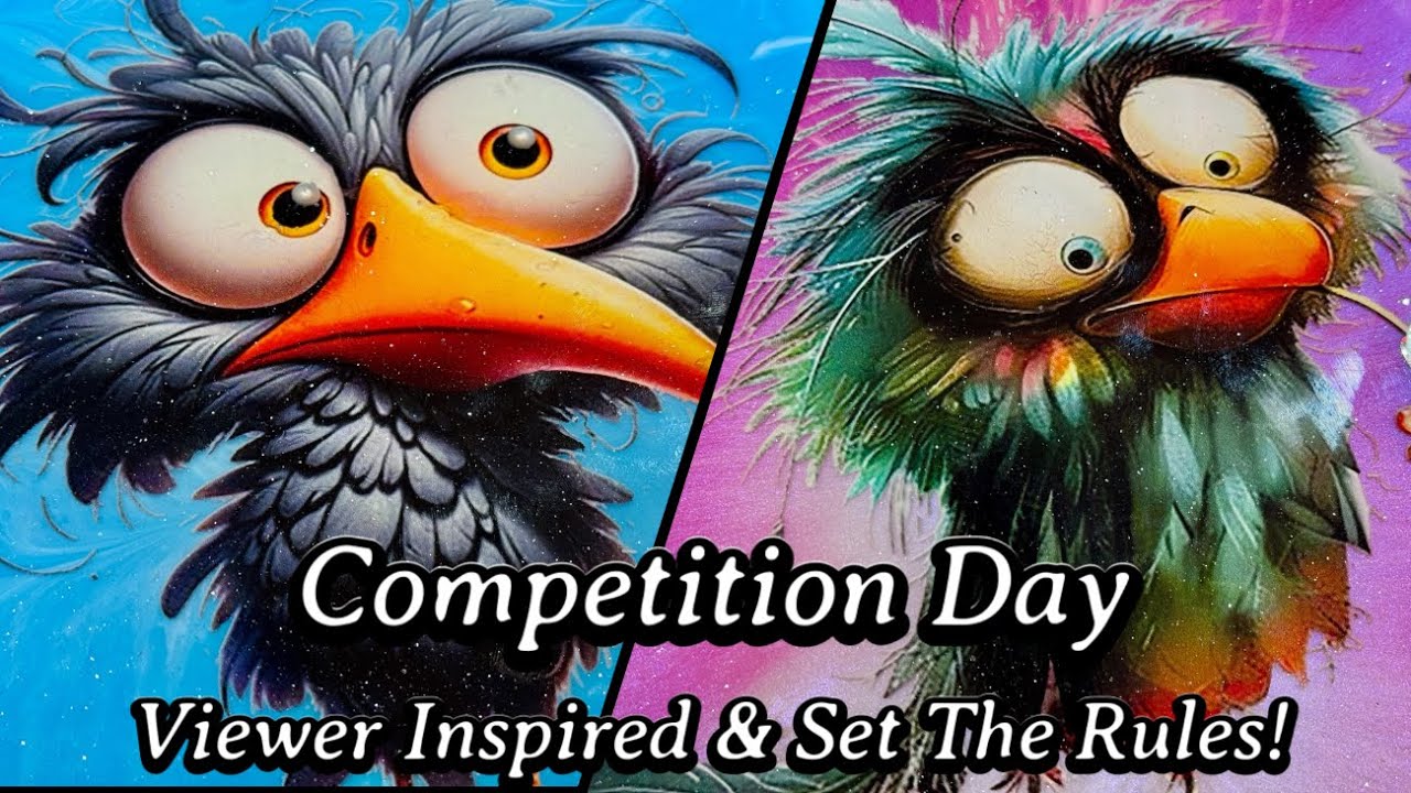 #739 Viewer Sets Rules For Resin Competition! Two UV DTF Bird Trays!