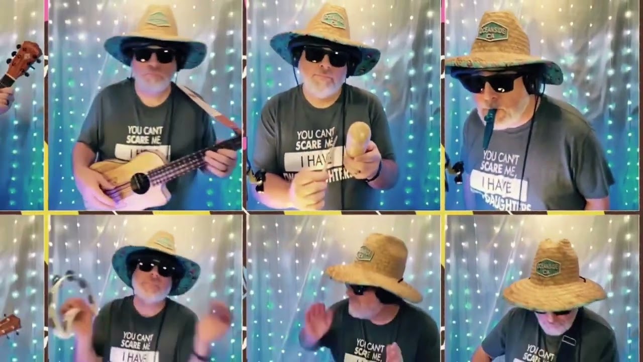 Tequila (The Champs) - acoustic surf style cover (with epic blooper at the end!)