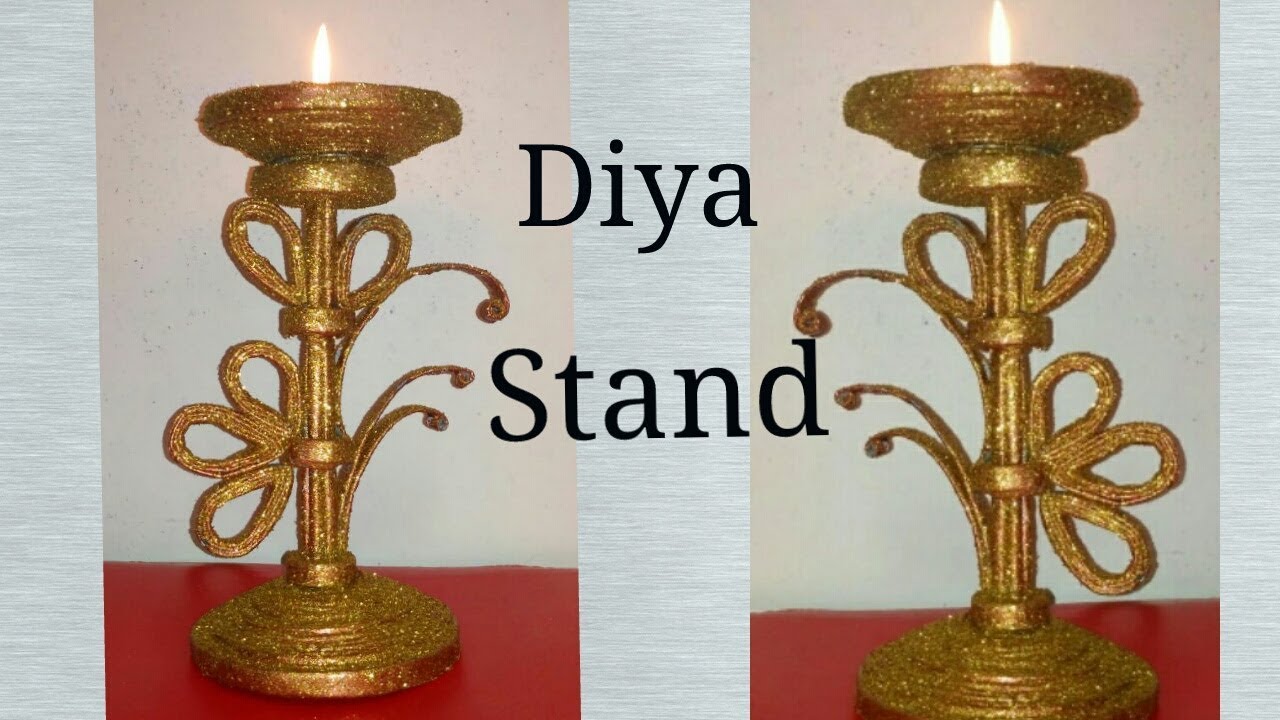 Diya Stand || Candle Holder || Room Decor || Diwali Decoration || Best out of waste ||