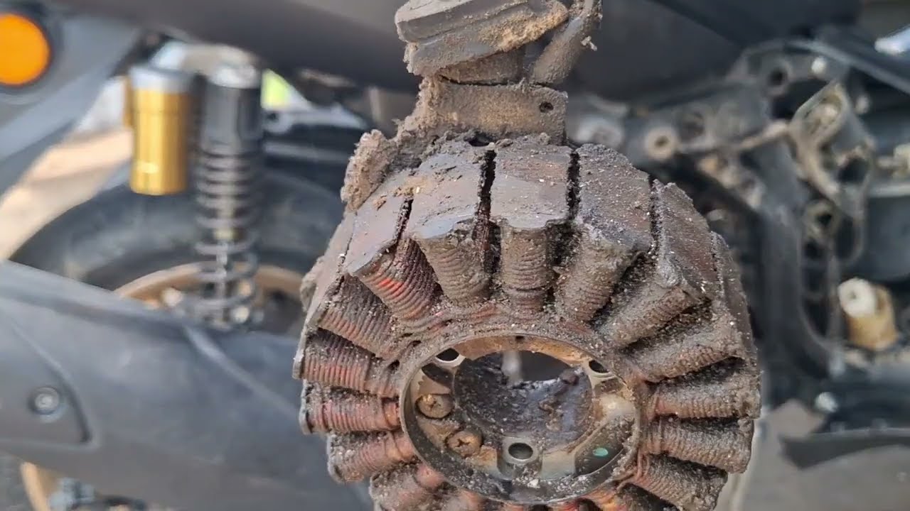 Ganti sensor ckp nmax dan cara buka spull nmax #Yamahanmax #aeroxmatitibatiba #lampumil