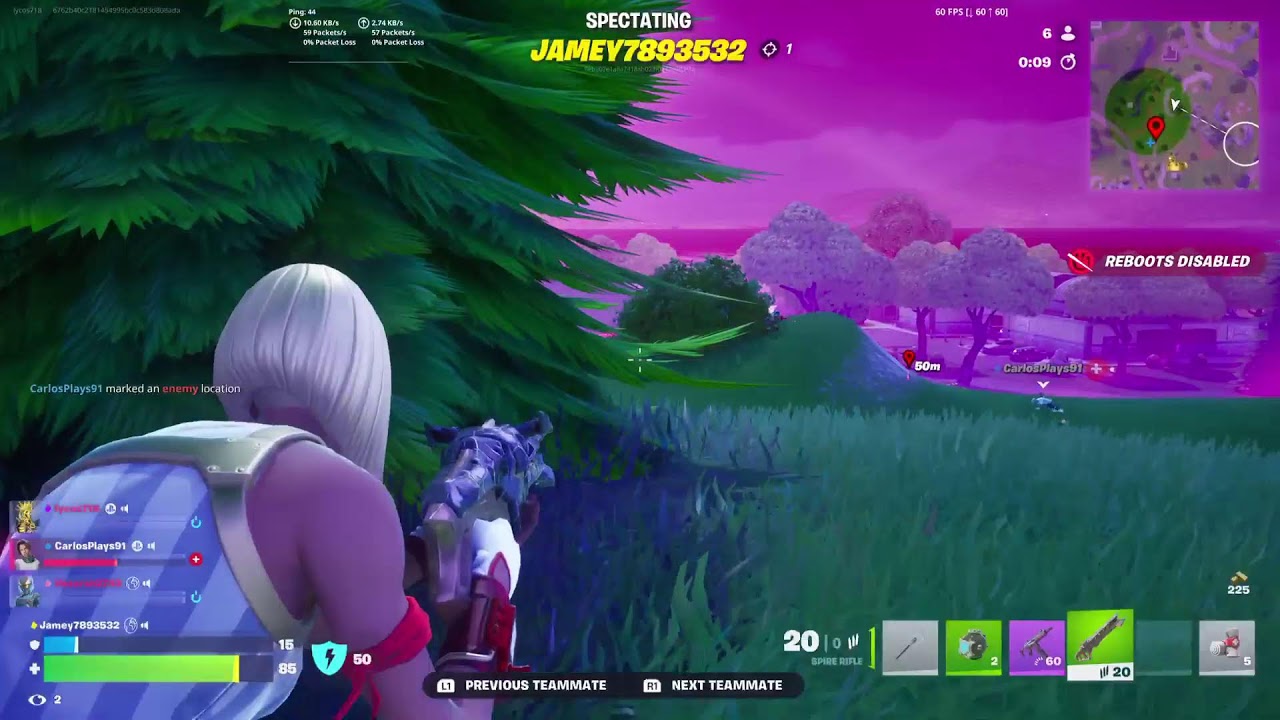 Playing Fortnite