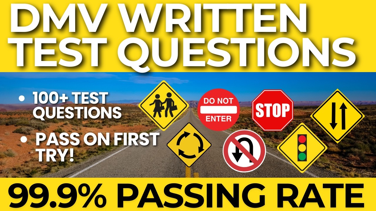 DMV Written Test 2026 – The Exact Questions You'll See (100 Q&A)