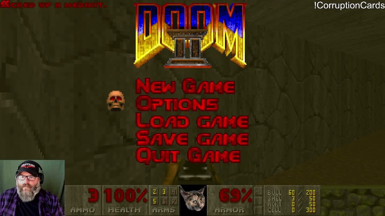 DOOM 2 with Corruption Cards mod!