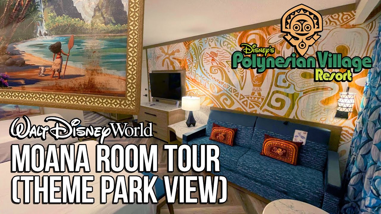 Disney's Polynesian Village Resort - Moana Room Tour (Theme Park View)