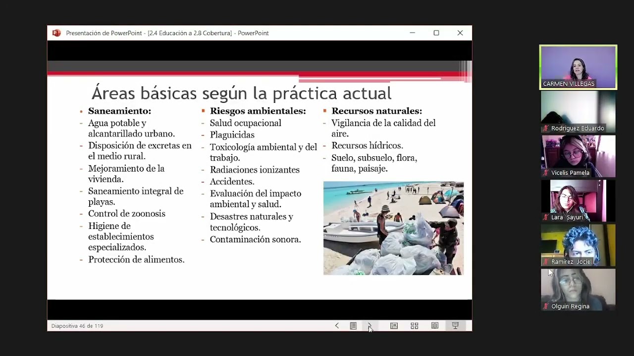 Salud P&uacute;blica: Salud ambiental.