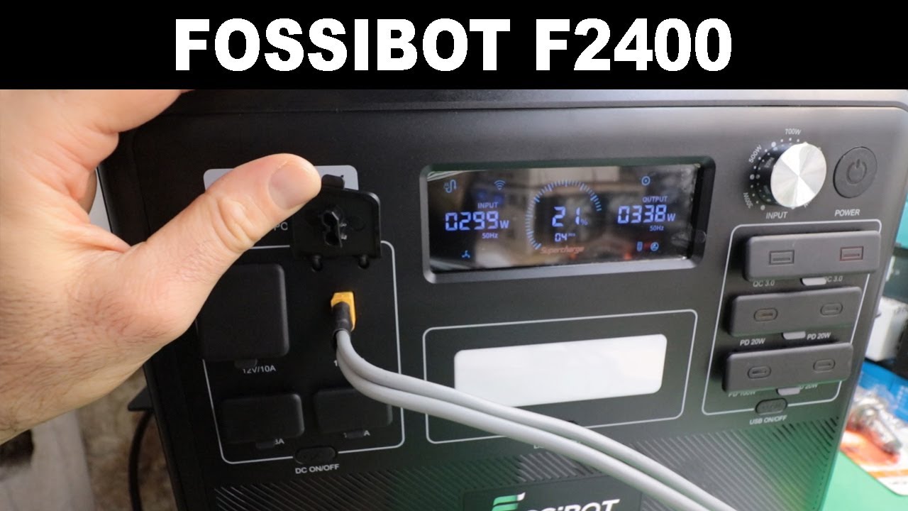Test completo sul FOSSIBOT F2400 - Stazione elettrica fotovoltaica con batteria da 2048Wh