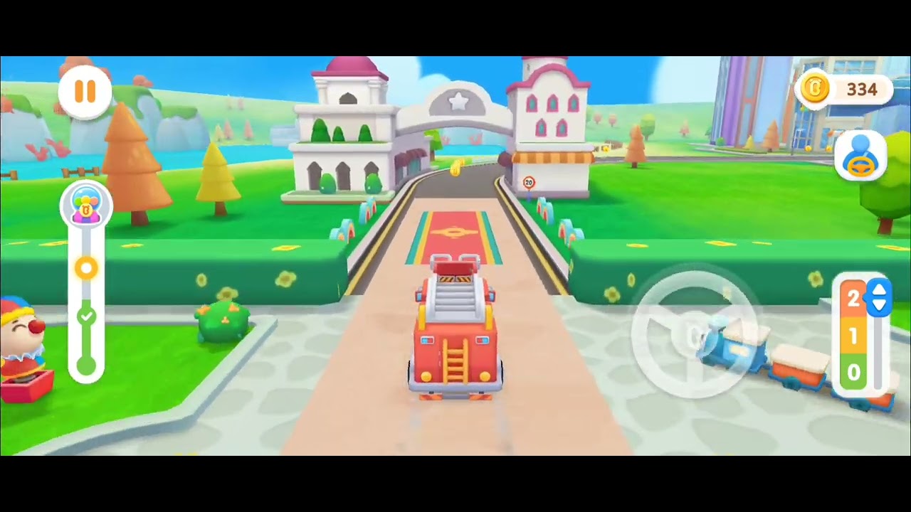 How to make 3D cartoon video bacho wala game funny video school bus fare truck on fair #cartoon