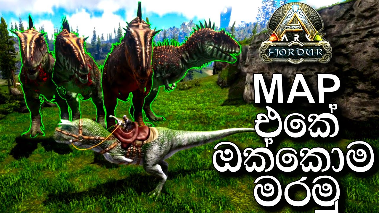 MAP එකේ ඔක්කොම මරමු | ARK: Survival Evolved - FJORDUR - Sinhala Gameplay