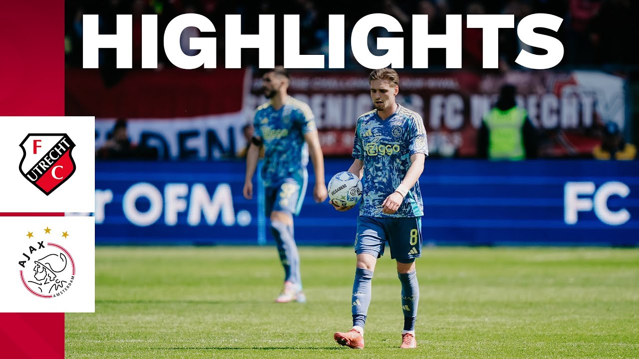 Highlights FC Utrecht - Ajax | Eredivisie