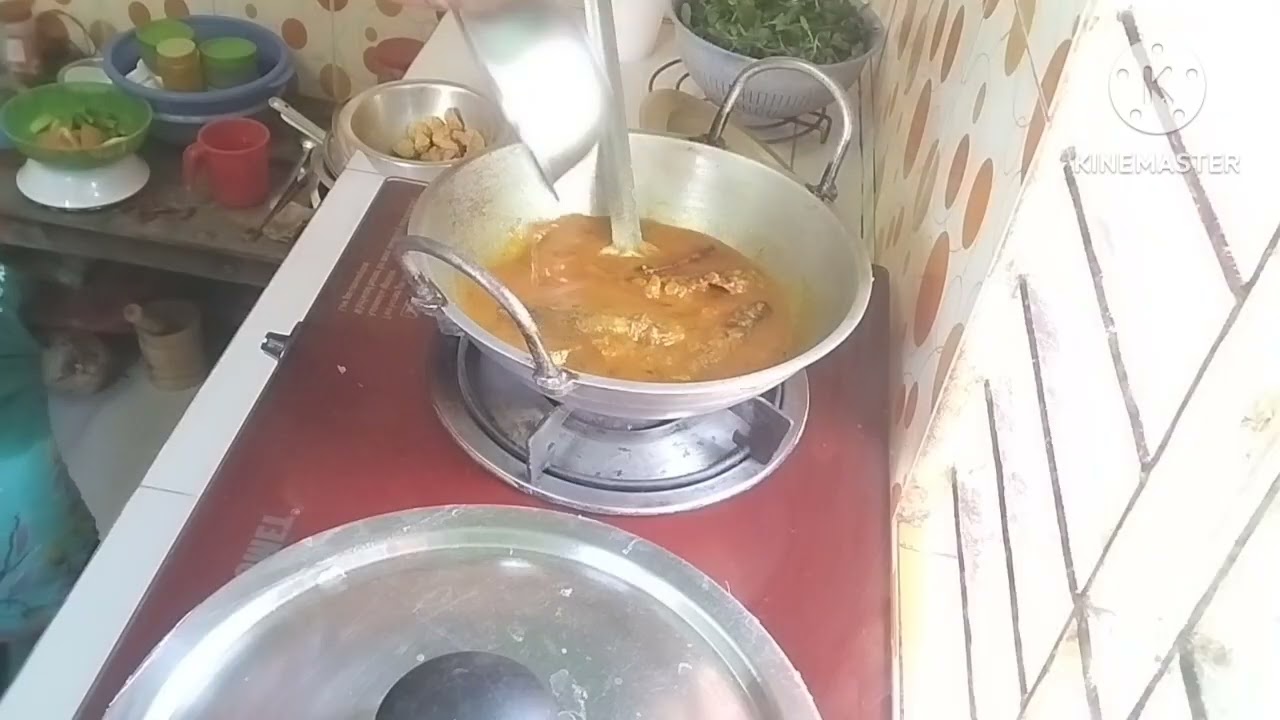 বড় টেংরা মাছের তেলঝাল ও শাক ভাজি আজকের রান্না ❤️❤️🙏🙏❤️❤️🌿🌿👍👍