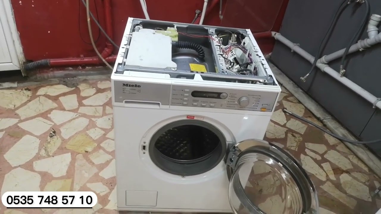 Miele Çamaşır Makinesi Kazan arızası rulman arızası nasıl anlaşılır tambur arızası