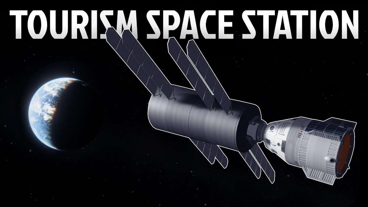 KSP: Отправка туристической космической станции на Муну!