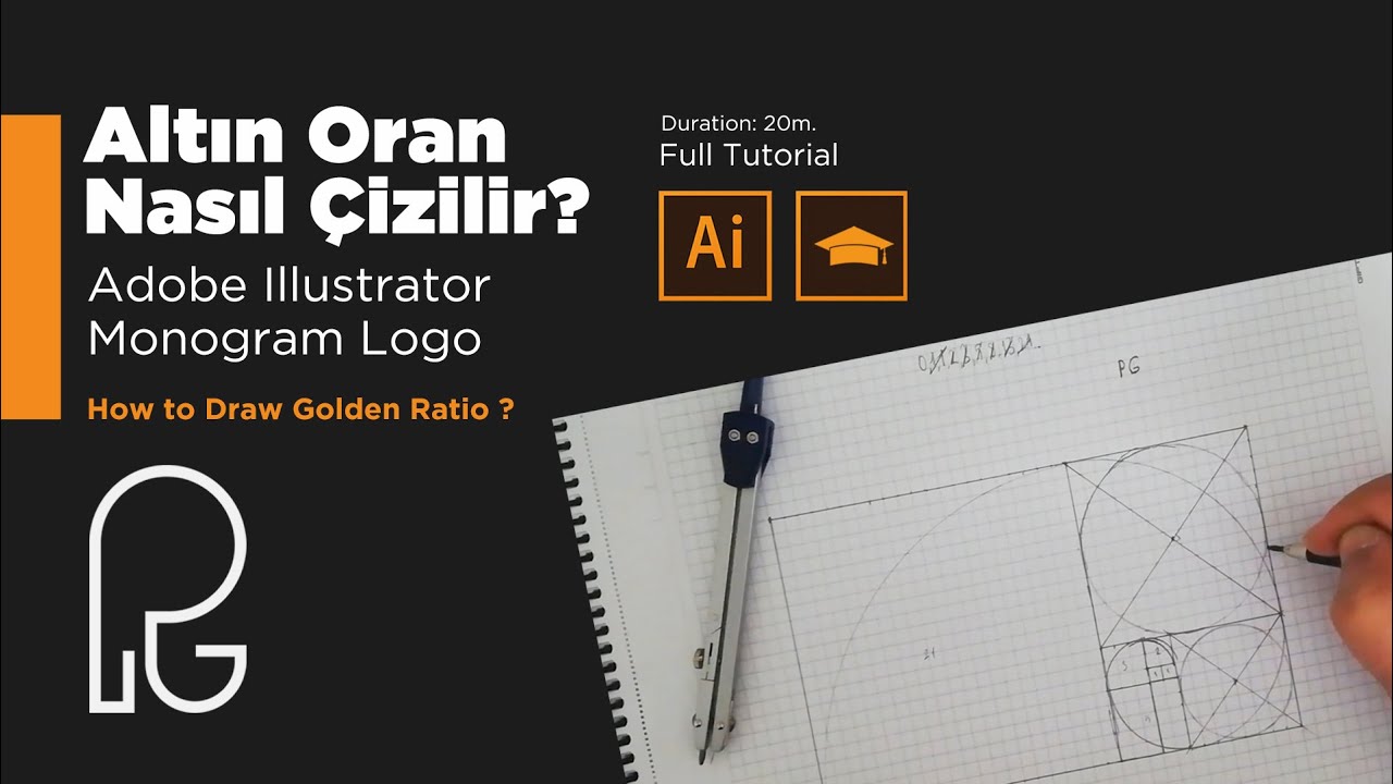 Altın Oran Nasıl Çizilir? | Altın Oran İle Monogram Logo