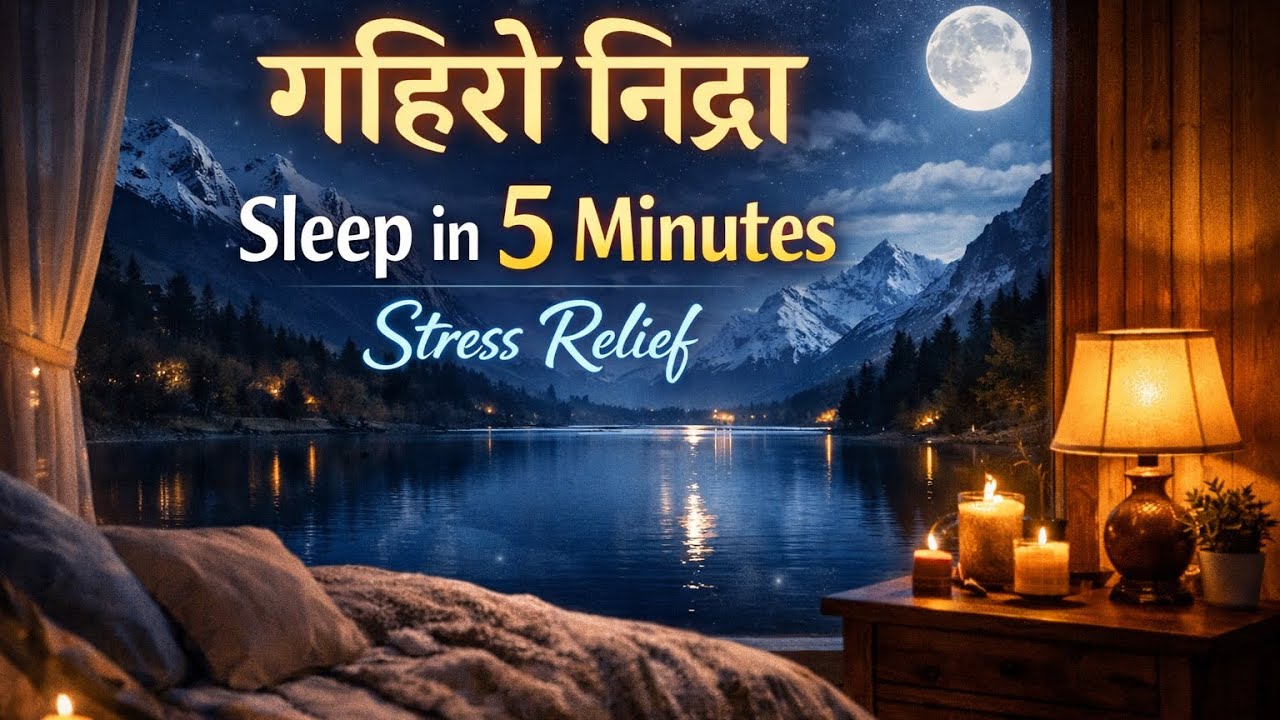 Peaceful Nepali Bamboo Flute for Deep Sleep | गहिरो निद्राको लागि बाँसुरीको धुन
