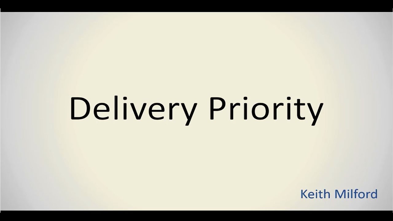 SAP SD Quick Ref - Delivery Priority