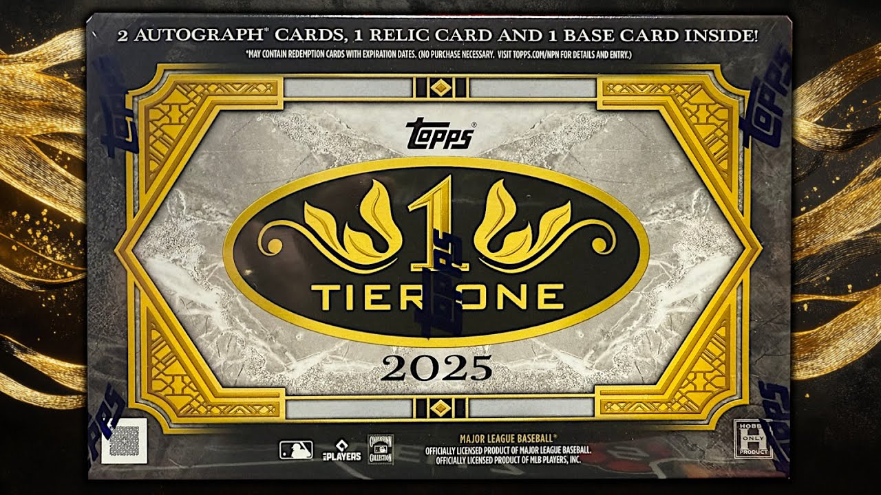 NEW RELEASE 2025 TOPPS TIER ONE BASEBALL CARDS OPENING!!!