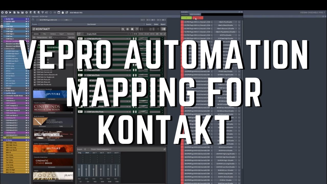 VE Pro Template, Part 2: Enabling Kontakt with CC control