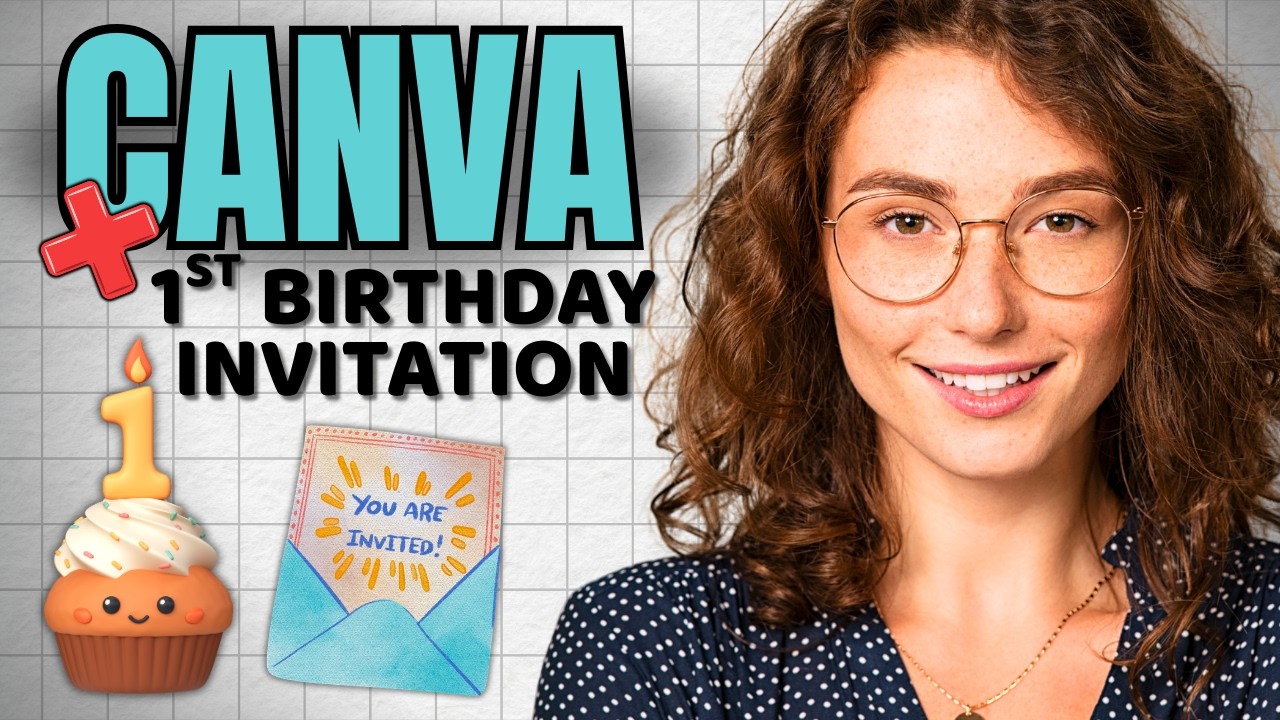 Canva 1st Birthday Invitation — Your Clients Will Love This