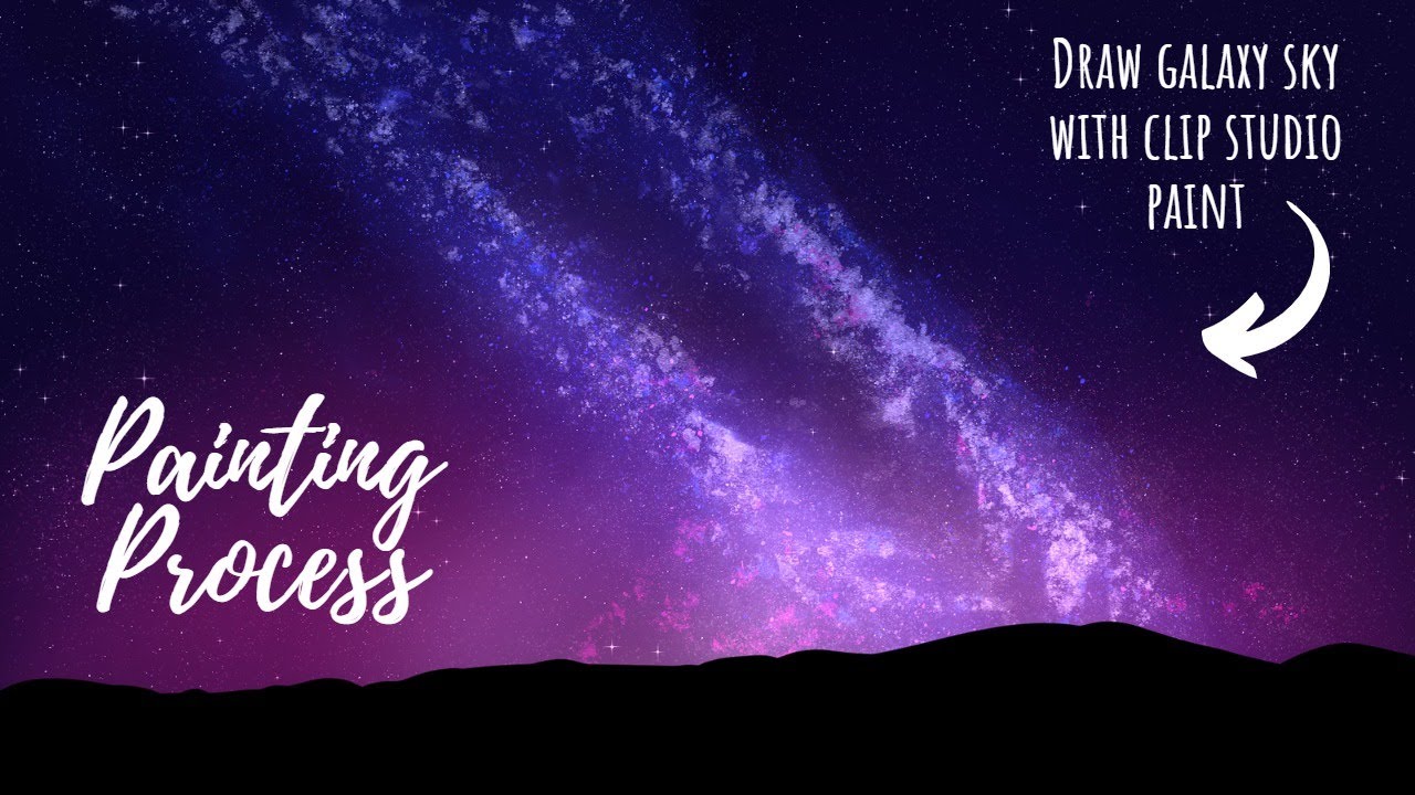 [Clip Studio Paint] Galaxy Painting Process ⭐