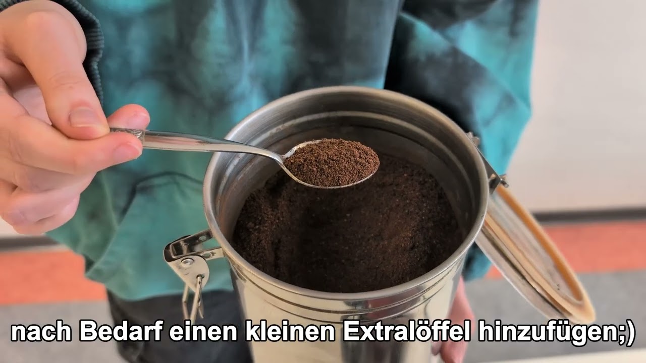 Anfänger Tutorial wie man Filterkaffee macht