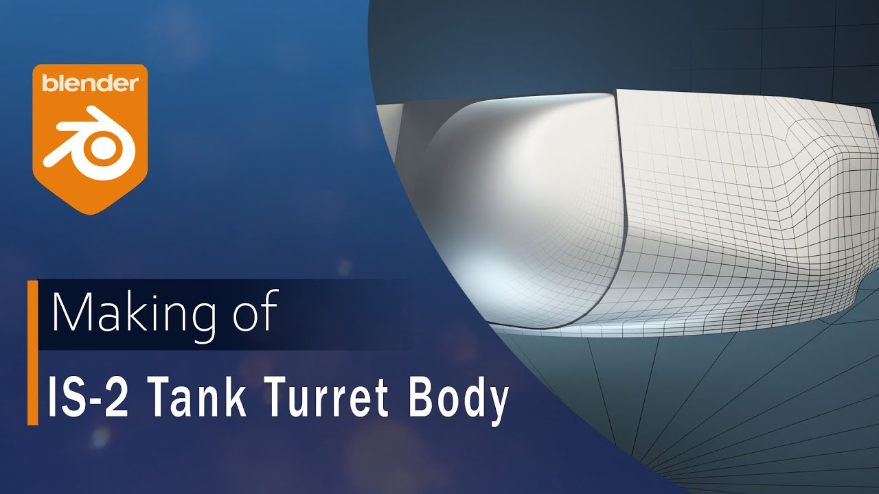 Making of Low-Poly IS-2 Tank Turret | Blender 3D-Modeling