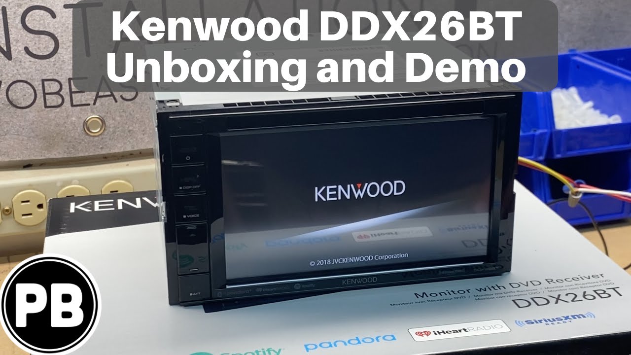 Kenwood Radio Unboxing and Demo! | DDX26BT