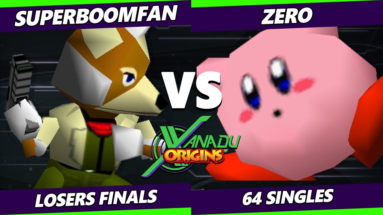 Xanadu Origins Losers Finals - Zero (Kirby) Vs. SuPeRbOoMfAn (Fox) Smash Bros - SSB64
