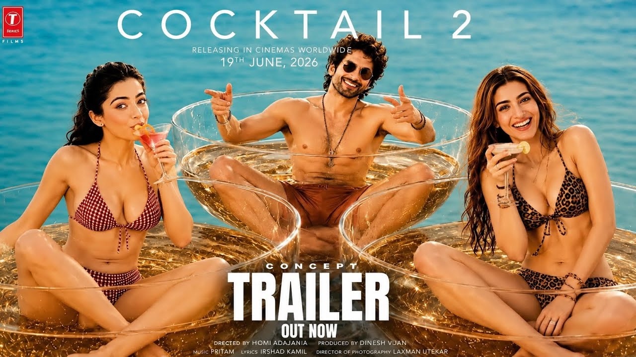 Cocktail 2 Trailer | Shahid Kapoor | Kriti Sanon | Rashmika | Cocktail 2 Official Trailer