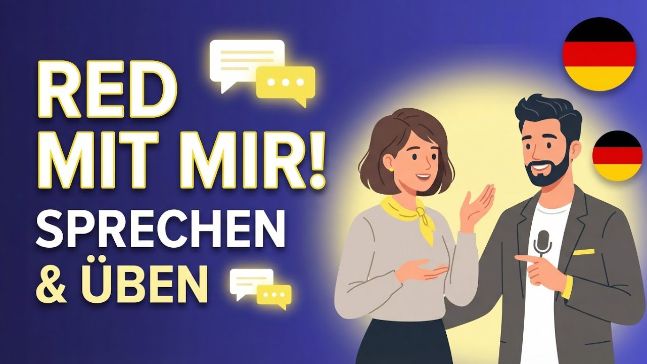 Red Mit Mir! | Zufälliges Thema – Gemeinsam Deutsch Sprechen & Üben