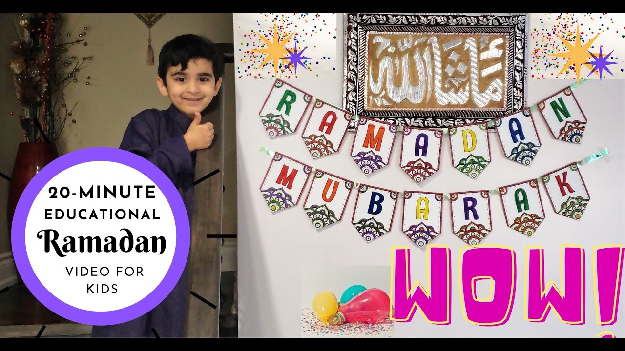 Let's Learn About Ramadan + Ramadan Decorations for Kids!