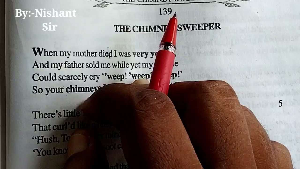 The Chimney Sweeper by William Blake//Best Hindi Explanation//Bseb Class 11th English