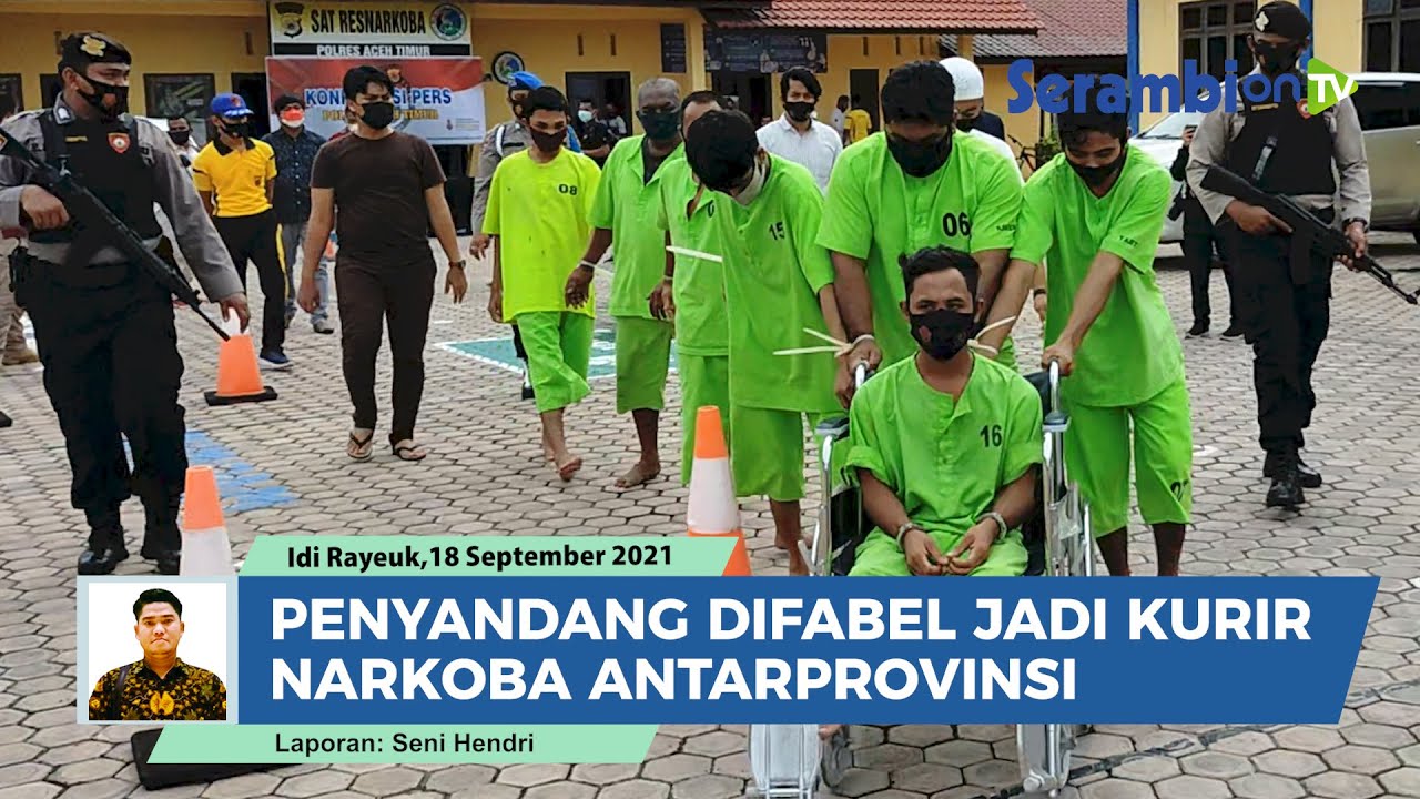 Penyandang Difabel di Aceh Timur Jadi Kurir Antarprovinsi, Turut Diamankan 6 Tersangka Lain