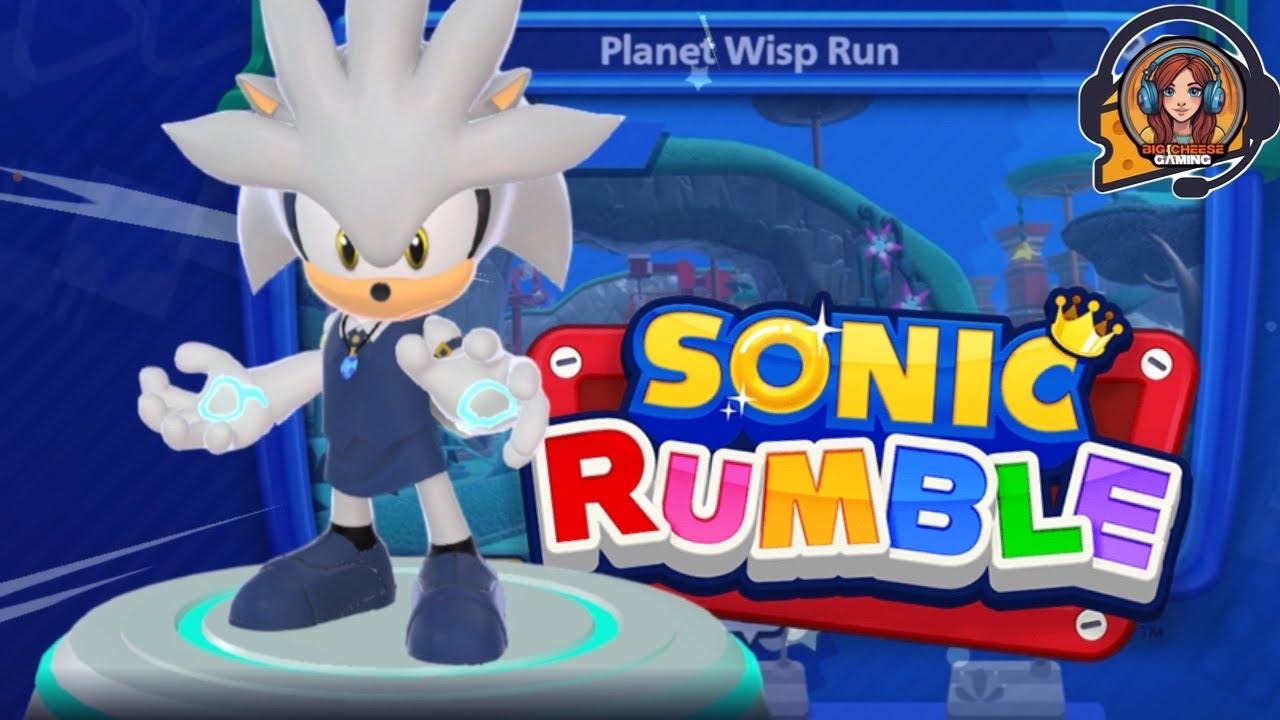 Server Silver skin gameplay SONIC RUMBLE planet wisp run [Cheese Chat]