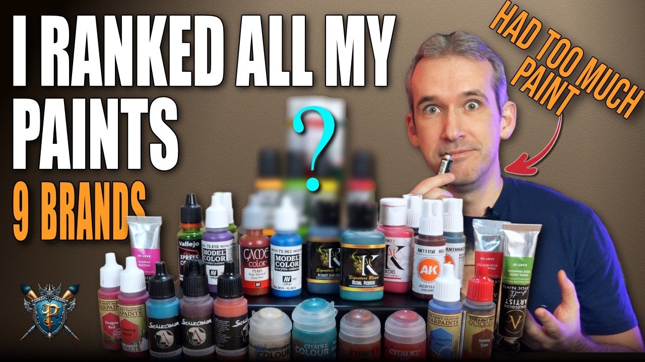 The Ultimate Miniature Paint Tier List (9 Brands Ranked)